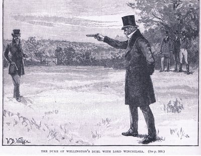 Le duel du duc de Wellington avec Lord Winchilsea, 1829 - William Barnes Wollen